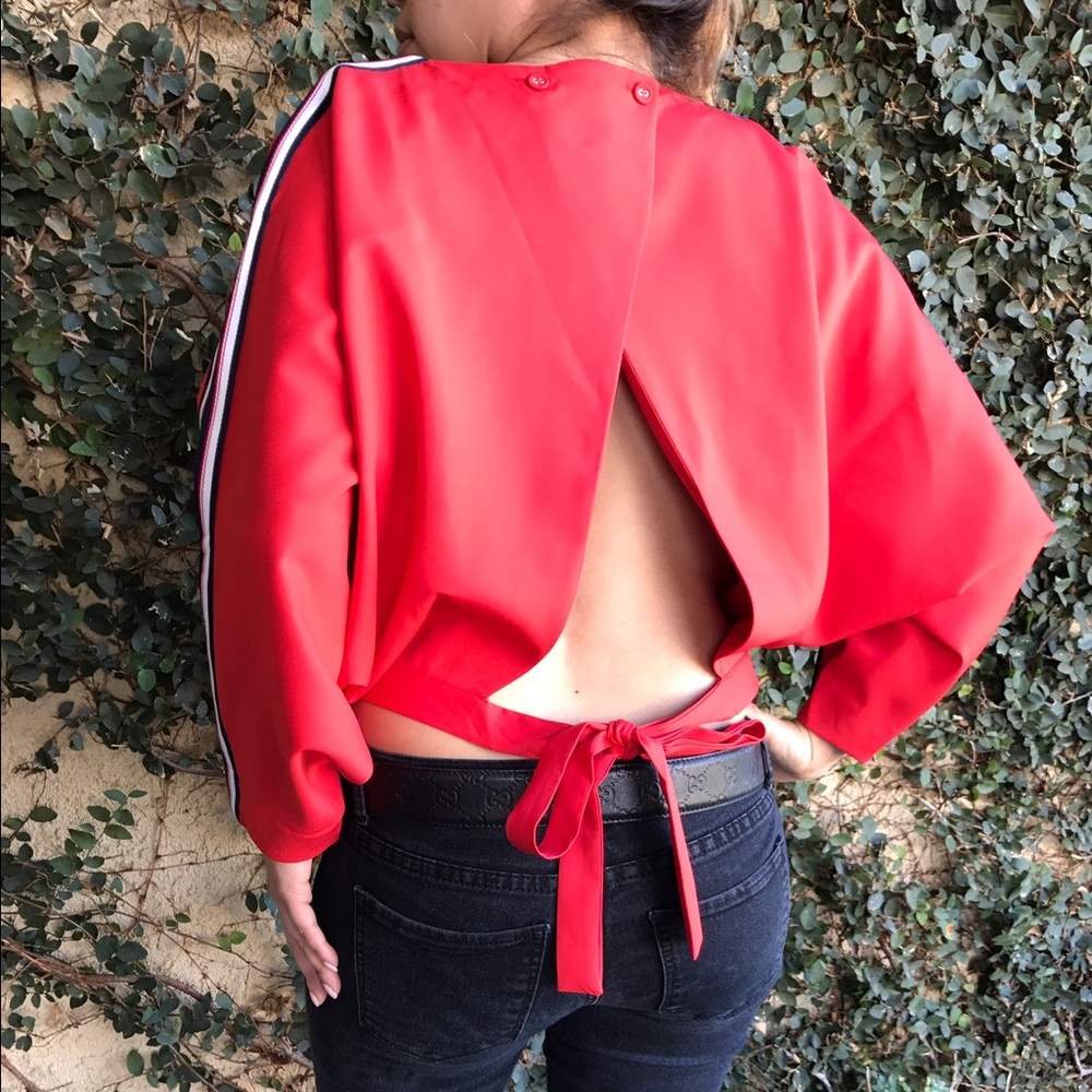 Backless wrap top - Picture 7 of 8